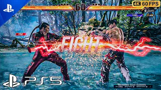 TEKKEN 8 - Feng Vs Jin Kazama High Level Crazy Battle Gameplay PS5 (4K 60FPS) 2023 | Best Of 3 Set