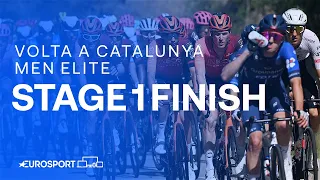 TRULY AMAZING 👏 | Stage 1 Finish Volta a Catalunya 2024 | Eurosport Cycling