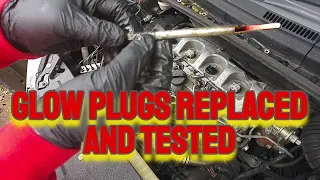 Glow plugs replaced and tested Toyota Corolla Verso 2.2 D4D