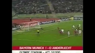 Bayern Munich 1:0 Anderlecht. UCL 2003/04