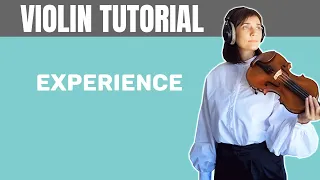 Experience - Ludovico Einaudi - violin TUTORIAL in different tempos | FREE accompaniment | CLOSE UP