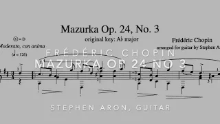 Chopin: Mazurka Op 24 No 3