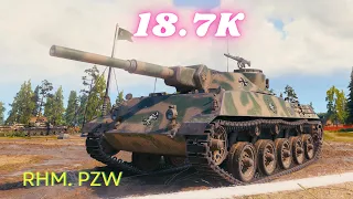 Rhm. Pzw  18.7K Spot Damage World of Tanks Replays