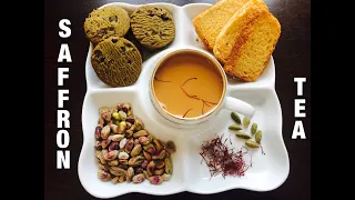 Saffron tea| Zafrani chai| recipe