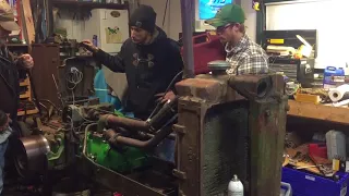 1939 John Deere B first start since overhaul