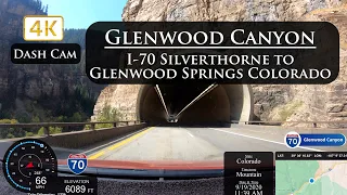 Interstate 70 Colorado Rocky Mountains and Glenwood Canyon 4K Ultra HD