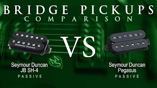 Seymour Duncan JB SH-4 vs PEGASUS - Passive Bridge Pickup Guitar Tone Comparison Demo