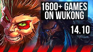 WUKONG vs UDYR (TOP) | 1600+ games, 7/2/5 | KR Master | 14.10