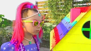 Alice Pretend Princess then Builds Playhouse for kids | Compilation by kids smile tv