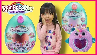 Rainbocorns Surprise Eggs Unboxing | Series 2 Giant Eggs with Unicorn Horns