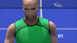 [Virtua Tennis] Roddick 🇺🇸 vs Blake 🇺🇸 Gameplay | Los Angeles