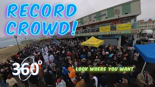 Seaside Heights Polar Bear Plunge 2024 with 360 degree views 1 of 2.