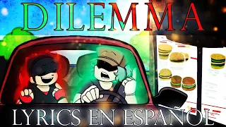 [Dilemma] Lyrics en español Ft. @Yaiz123 @scothbelialgames6094 FNF HAZY RIVER