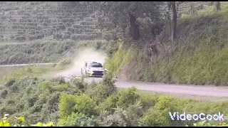 Rallye Alba 2022 Skoda Fabia crash