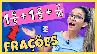 MATEMÁTICA BÁSICA - Como transformar uma FRAÇÃO em NÚMERO MISTO Prof. Gis/ /Matemática Básica