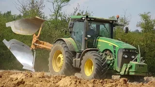 John Deere 8345R | MORO Aratri MVP 28A | Aratura da scasso