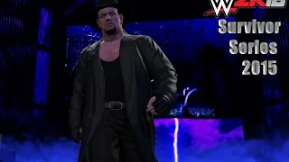 WWE Survivor Series 2015 The Wyatt Family vs The Undertaker , Kane, Sting (Reuploaded)