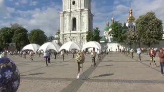 Київ, Софійський майдан. Всеукраїнський фестиваль писанок. Травень 2016.