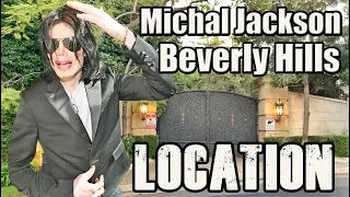 The house where Michael Jackson died and locations in Beverly Hills