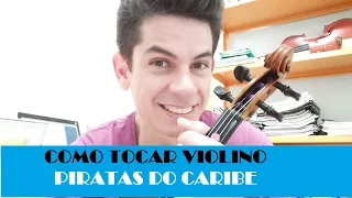 Como tocar PIRATAS DO CARIBE no violino | #Hobby Violino