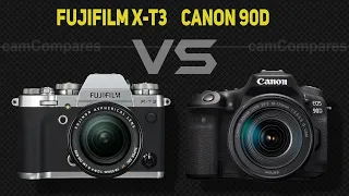 Fujifilm X-T3 vs Canon 90D  [Camera Battle]