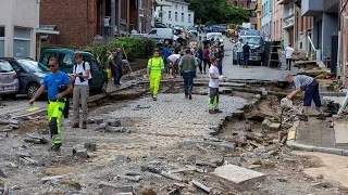 Heftige Unwetter verursachen erneut Hochwasser-Schäden in Belgien und London