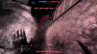 Battlefield 1 - Cheater with damage modifier and aimbot