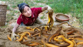 Harvesting EELS to sell - Gardening | Ella Daily Life