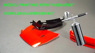 HOW TO PAINT MODEL WITH I-BEAUTEE CORDLESS AIRBRUSH KIT.