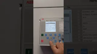 how to check Energy reading in ABB REF/REM 615 reading