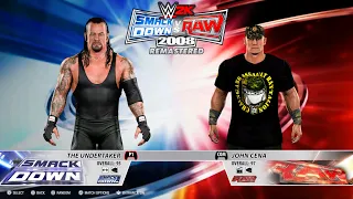 WWE 2K23 Addition: Smackdown vs RAW 2008 REMASTERED Roster w/ New Wrestler #wwe2k23 #wwe2k22 #wwe