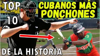 Los 10 Peloteros Cubanos más PONCHONES! de la Historia del Beisbol en Cuba