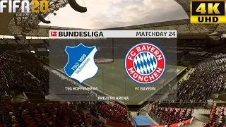 FIFA 20 | Hoffenheim vs Bayern Munchen - Bundesliga - Full Match & Gameplay [ 4K 60 FPS ]