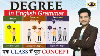 Degree of Adj. | Positive, Comparative & Superlative Degree in English Grammar By Dharmendra Sir