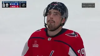 Igor Shesterkin's big save on Lapierre's chance in game 3 vs Capitals (26 apr 2024)