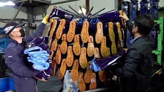 Process of Making Rubber Boots in Korean Factory