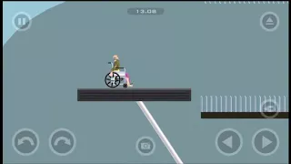 Happy Wheels Mobile- Level 3-4 World Record in 35.77