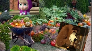 Маша и Медведь-Маша ищет предметы для Сада/Masha and the Bear