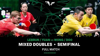 FULL MATCH | LEBRUN / YUAN vs WONG / DOO | XD SF | #SaudiSmash 2024