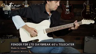 2019 Fender LTD Daybreak Telecaster Olympic White