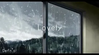 Billie Eilish ft. Khalid- Lovely ( slowed, reverb and rain)