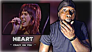 HER VOICE IS BEAUTIFUL!.. FIRST TIME HEARING! Heart - Crazy On You | REACTION