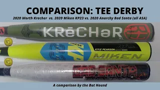 Bat Comparison: 2020 Worth Krecher vs. 2020 Miken KP23 vs. 2020 Anarchy Bad Santa (all ASA)