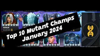 Top 10 Mutant Champions in MCOC || January 2024 || mcoc