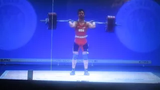 Alex Lee; New American Clean & Jerk Record Of 387 LBS @ 69Kg. Bwt.