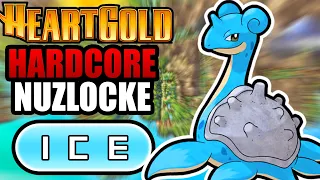 Pokémon Heartgold Hardcore Nuzlocke - ICE Types Only! (No items, No overleveling)