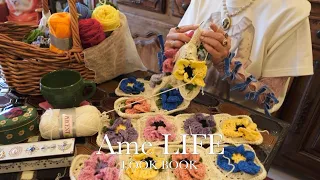 vlog | Daily life of crochet and shopping at ZARA🪻🪽 | OUTFITS | LOOKBOOK | Granny Square