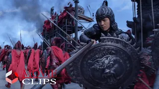 the great wall (2016) William saving a Peng yong scene movie clips