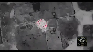 503 Отдельный батальон морской пехоты ВСУ уничтожает российских оккупантов с помощью дрона