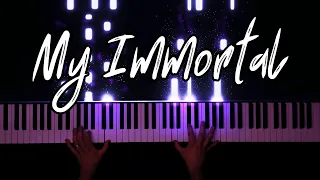 Evanescence - My Immortal (Piano Cover) - Tutorial